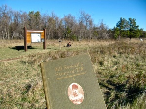 Sometimes folks go to the Elkhorn to read about the Elkhorn. Photo from September 2012.